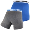 Picture of Puma - Basic Boxershorts 2 Pack - Blue/ Grey