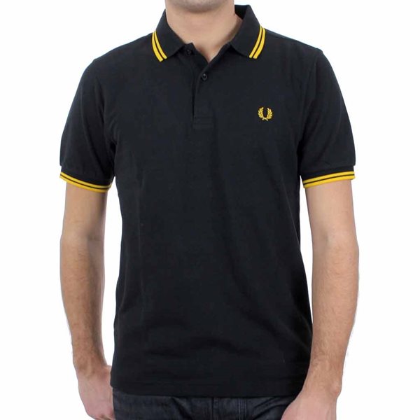 black yellow polo