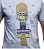 Picture of COPA Football - El Pibe Paper Toy T-shirt - Grey Melee