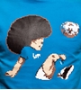 Picture of COPA Football - Funky Football T-shirt - Blue