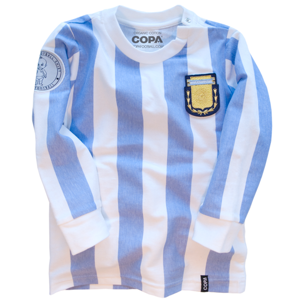 Picture of COPA Football - Argentina 'My First Football Shirt' Baby - White/ Blue