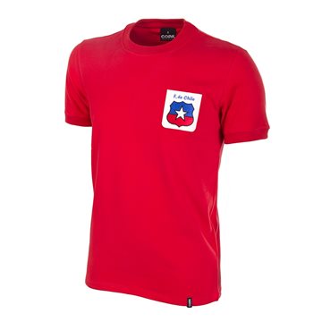 Show details for COPA - Chile WC 1974 Short Sleeve Retro Shirt Picture of COPA - Chile WC 1974 Short Sleeve Retro Shirt