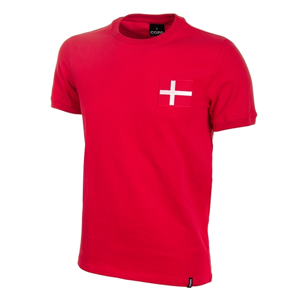Picture of COPA Football - Denmark 1970's short sleeve retro shirt