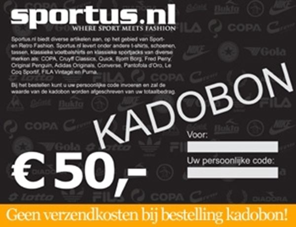 Picture of Sportus.nl - Sportus Kadobon 50 EURO