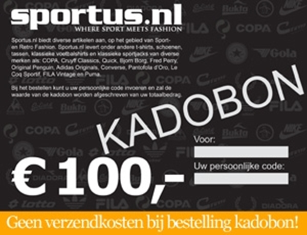 Picture of Sportus.nl - Sportus Kadobon 100 EURO