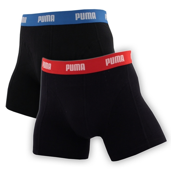 Picture of Puma - Basic Boxershorts 2 Pack - Red/ Blue