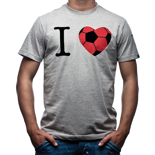Picture of COPA Football - I Love T-shirt - Grey