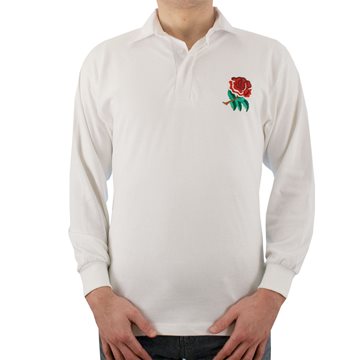 Show details for Rugby Retro - England 1980 retro rugbyshirt Picture of Rugby Retro - England 1980 retro rugbyshirt