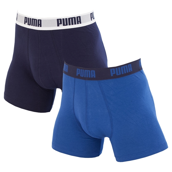 Picture of Puma - Basic Boxershorts 2 Pack - True Blue
