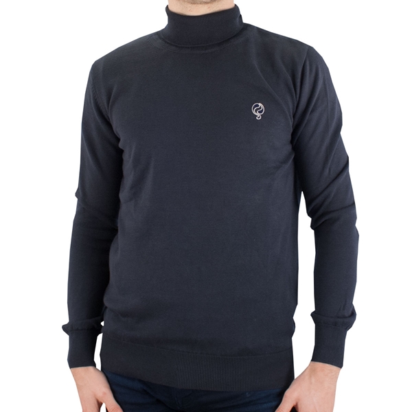 Picture of Quick / Q1905 - Canvey Turtleneck Sweater - Deep Navy Blue