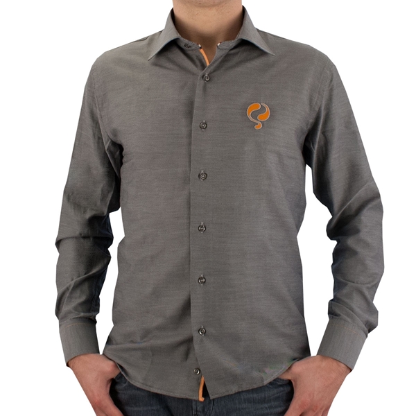 Picture of Quick / Q1905 - Carter Shirt - Anthracite/ Orange