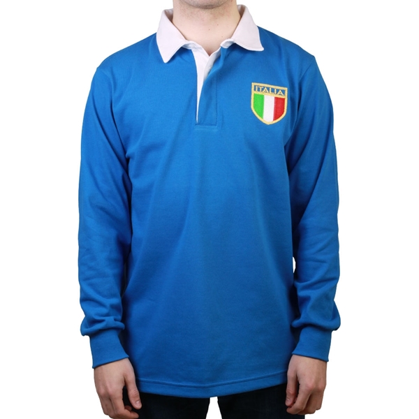 Picture of Italy Retro Rugby Shirt 1975