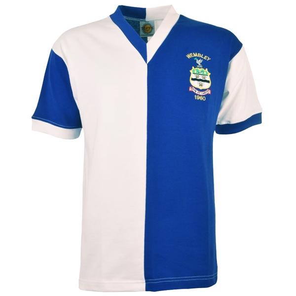 Picture of Blackburn Rovers Retro Football Shirt FA Cup Final 1960