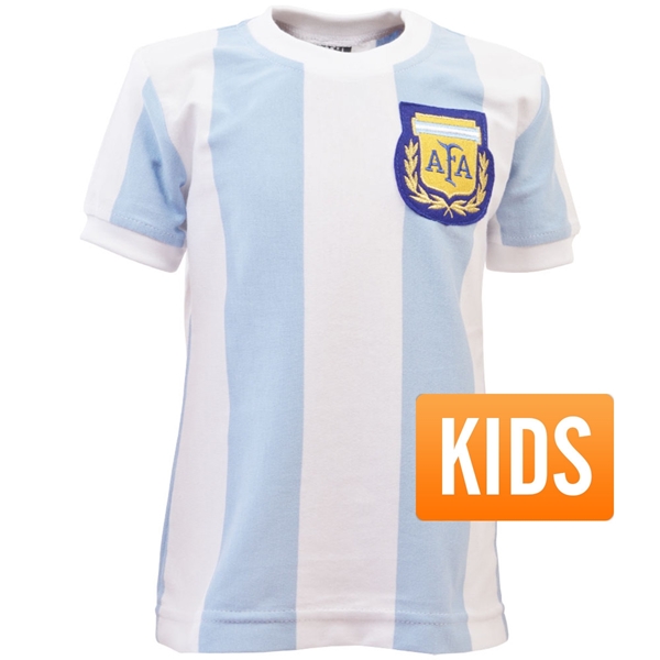 Picture of Argentina Retro Football Shirt W.C. 1986 - Kids
