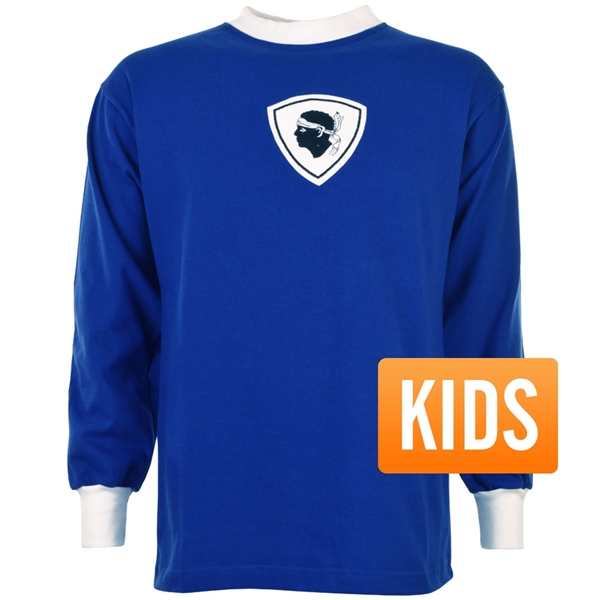 Picture of Bastia Retro Football Shirt 1970's - Kids