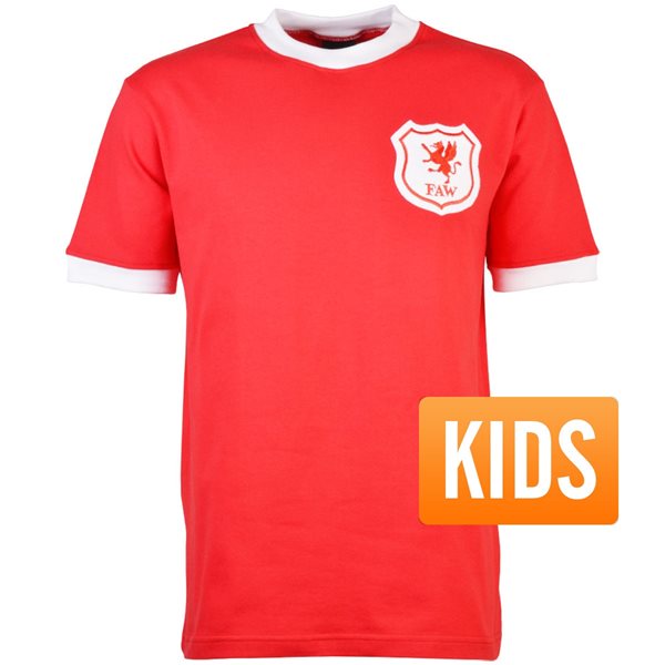 Picture of Wales Retro Football Shirt - Kids