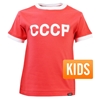 Picture of TOFFS - CCCP Retro Ringer T-Shirt Kids - Red