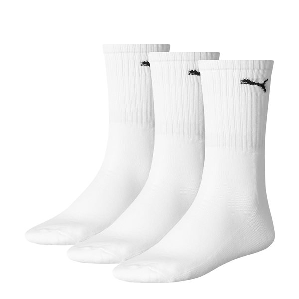 Picture of Puma - Regular Sport Socks 3P - White