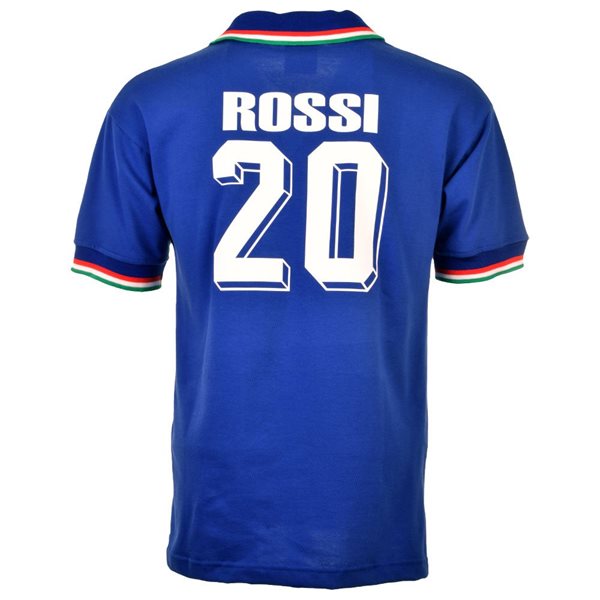 Picture of Italy Retro Football Shirt W.C. 1982 - Rossi 20