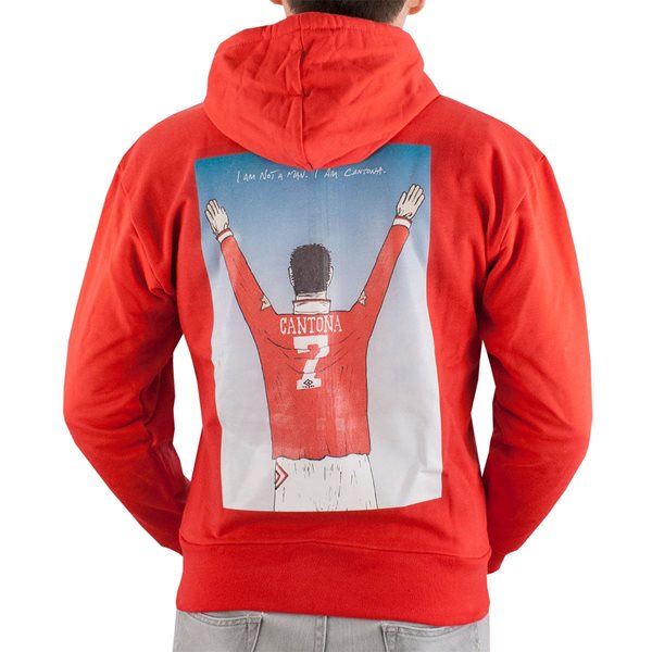 Picture of TOFFS Pennarello - I Am Cantona Zipped Hoodie - Red