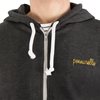 Picture of TOFFS Pennarello - Socrates Zipped Hoodie - Charcoal