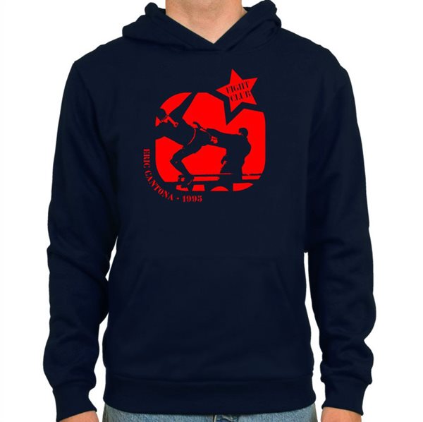 Picture of Spielraum - Cantona Fight Club Hoodie - Navy