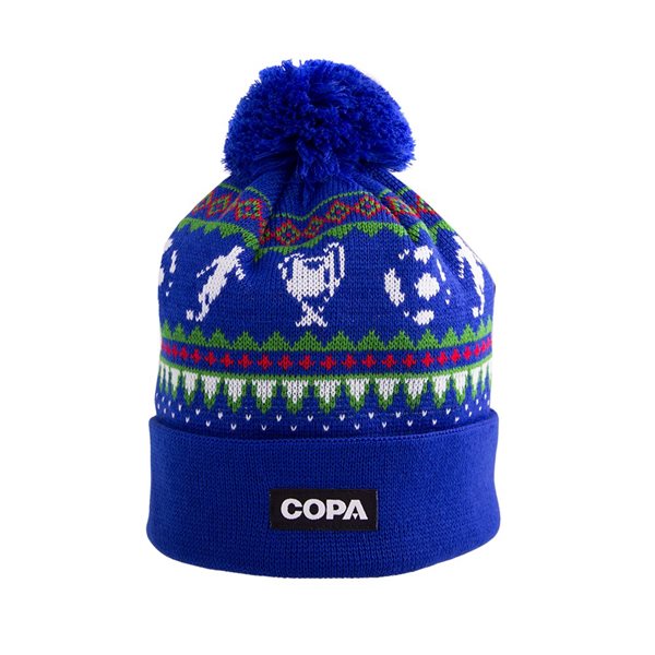 Picture of COPA Football - Nordic Knit Beanie - Blue/ Red/ Green