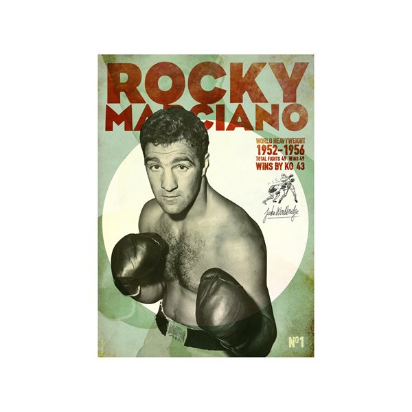 Picture of JW & Sons - Poster Rocky Marciano (70 x 50 cm)