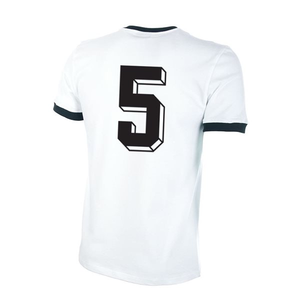 Picture of COPA Football - Germany 1970's Short Sleeve Retro Shirt + Number 5