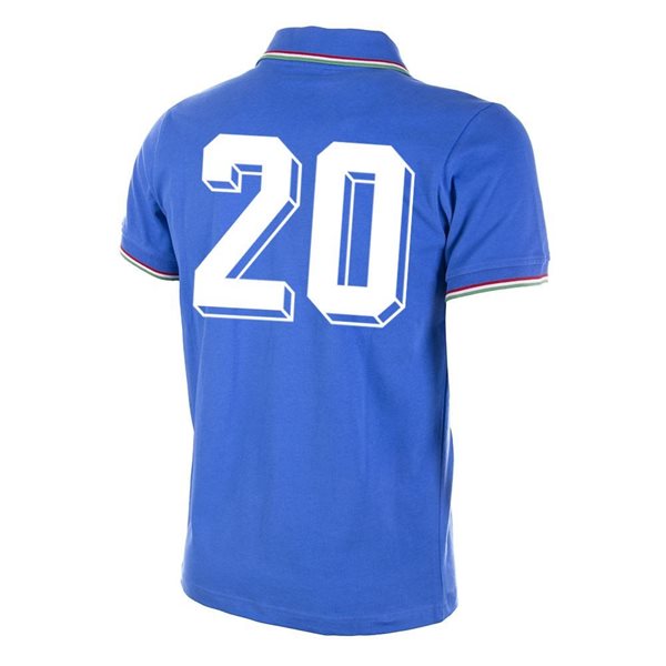 Picture of COPA Football - Italy WC 1982 Short Sleeve Retro Shirt + Number 20