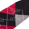 Picture of COPA Football - Argyle Pitch Socks - Black/ Red