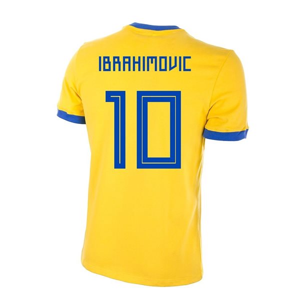 Picture of COPA Football - Sweden Retro Shirt 1970's + Ibrahimovic 10