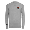 Picture of Rugby Vintage - England's Rose Light Crew Neck Sweat Top - Grey