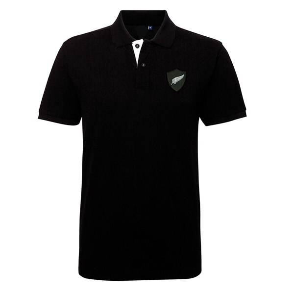 Picture of Rugby Vintage - New-Sealand Polo - Black