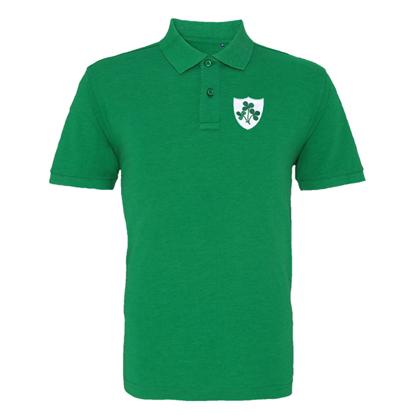 Picture of Rugby Vintage - Ireland Polo Shirt - Green