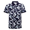 Picture of Rugby Vintage - Scotland Polo - Camo Blue