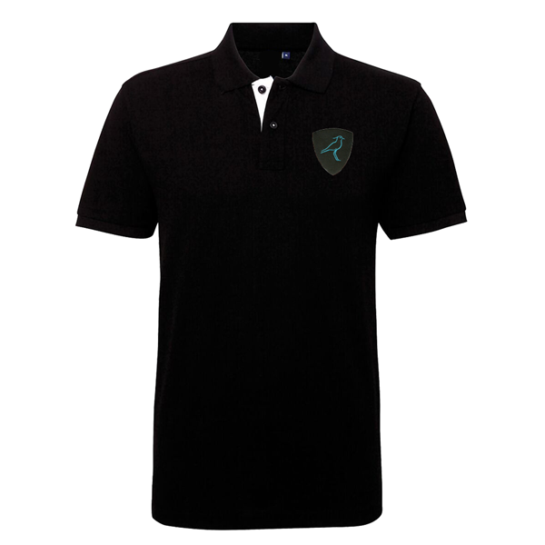 Picture of Rugby Vintage - Uruguay Polo - Black/White