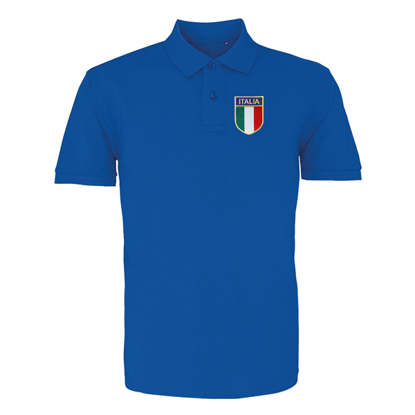 Picture of Rugby Vintage - Italy Polo - Blue