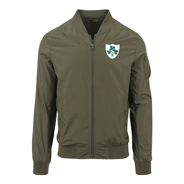 Picture of Rugby Vintage - Ireland Bomber Jacket - Army Green