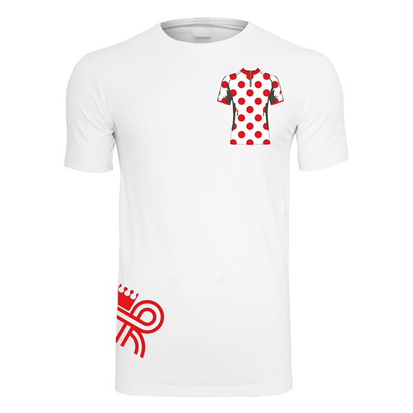 Picture of Heurtefeu - Polka Dot Stretch T-Shirt - White