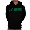 Picture of Rugby Vintage - Ireland Colour Banner Hoody - Black/Green