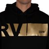 Picture of Rugby Vintage - Legend Colour Banner Hoody - Black/Gold