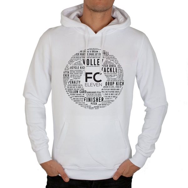 Picture of FC Eleven - Dream Football Hoodie - White