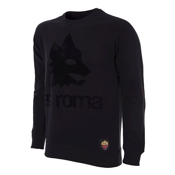 Picture of COPA Football - AS Roma Retro Logo Sweater Black Out