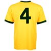 Picture of TOFFS - Brazil Carlos Alberto Retro Football Shirt W.C. 1970 + Number 4