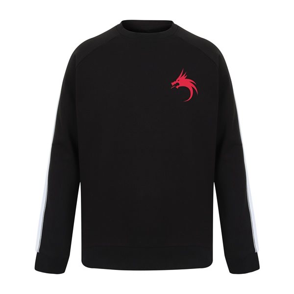 Picture of Rugby Vintage - Wales Red Dragons Sweatshirt - Black