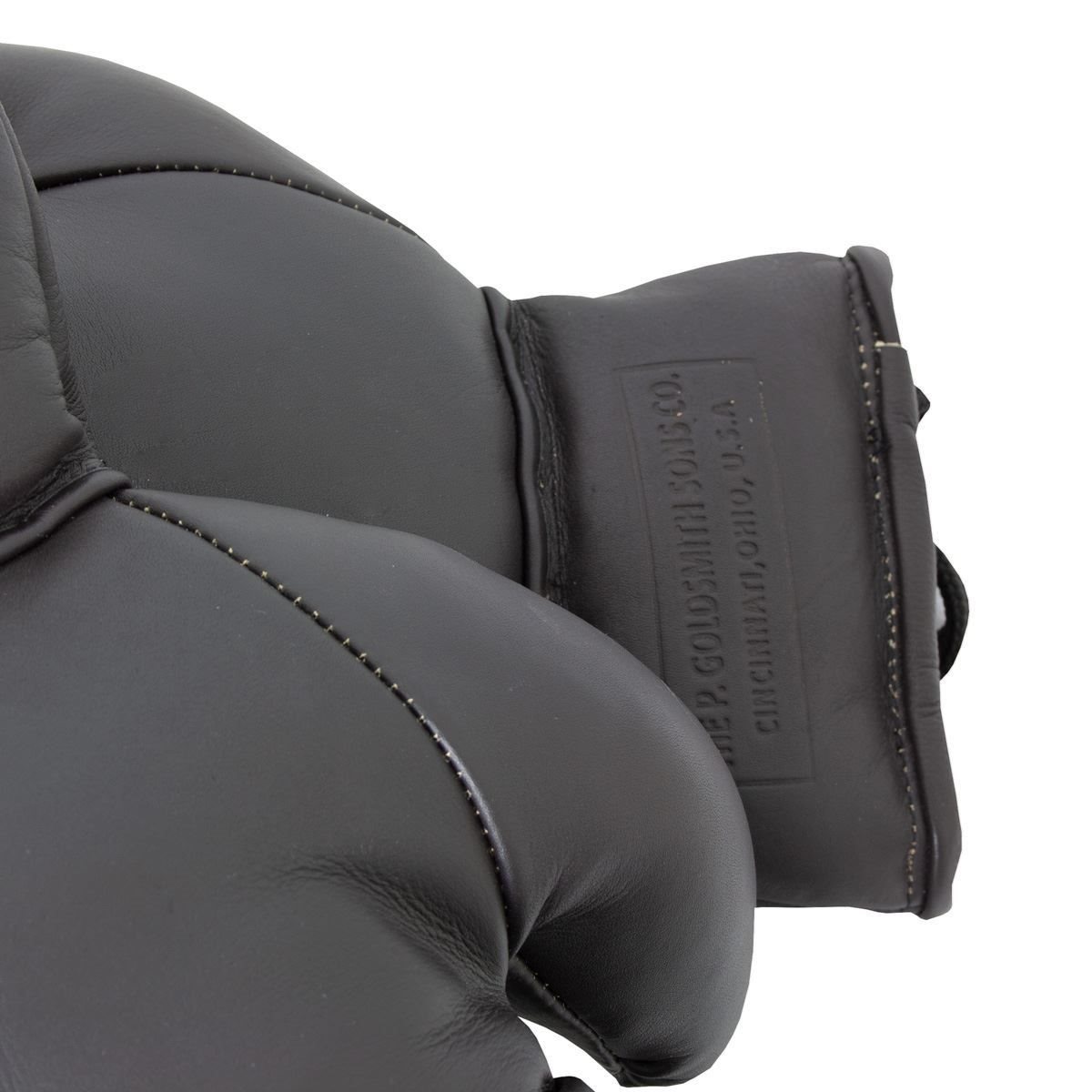 P. Goldsmith & Sons Retro Boxing Gloves 1930's Dark Brown Sportus