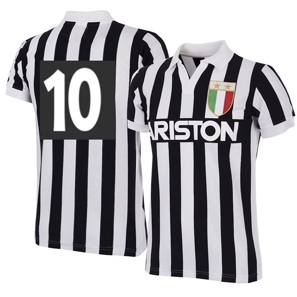 Picture of COPA Football - Juventus FC Retro Football Shirt 1984-1985 + Number 10