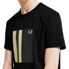 Fred Perry - Tipped Graphic T-Shirt - Zwart