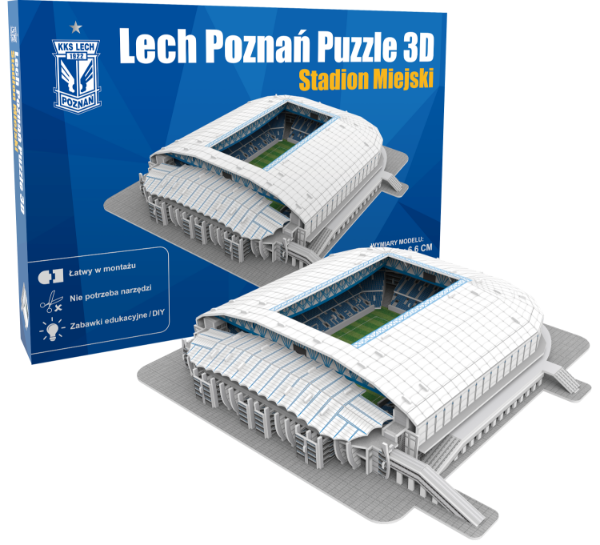 Lech Poznan Stadion Miejski - 3D Puzzle